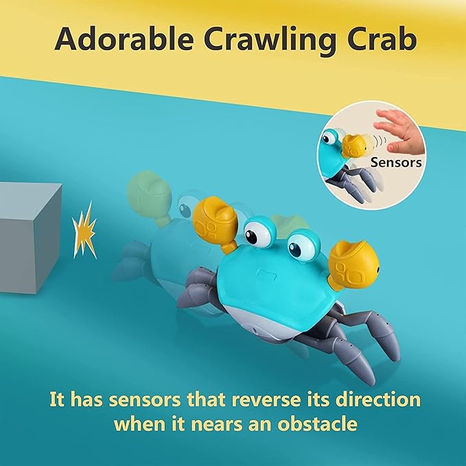 Crawling Crab Musical Baby Toy