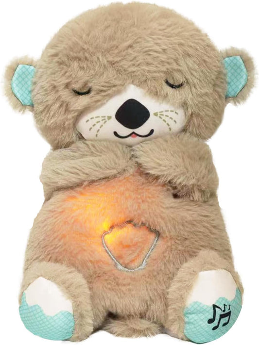 Musical Sleeping Otter Soft Toy