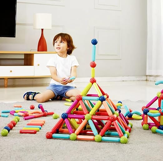 Magnetic Building Stick Toy Set