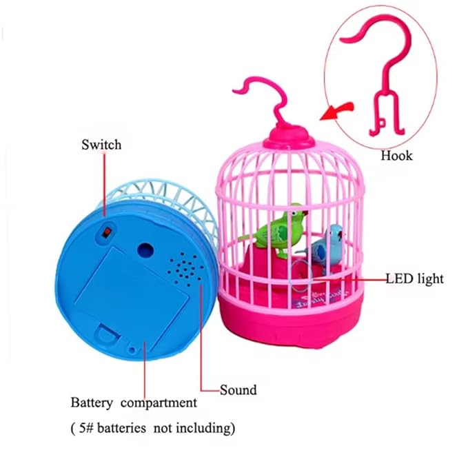 Talking Bird Toy with Light & Sound
